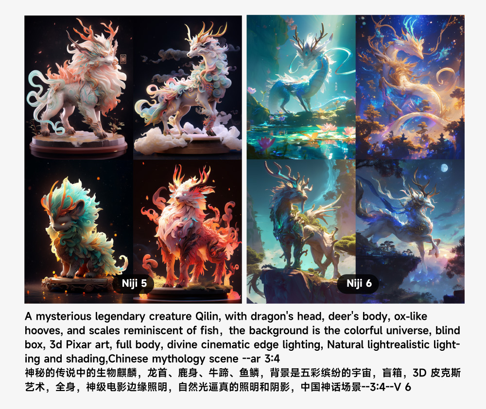 Midjourney Niji 6 重磅更新！风格全面升级，支持文本生成！
